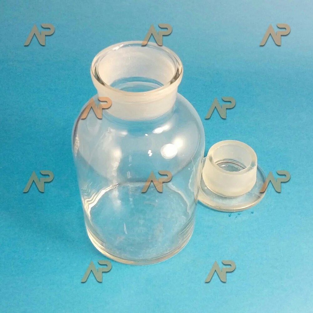 Склянка светлая 1000 мл широкогорл. с пришлифованной пробкой (tgi)