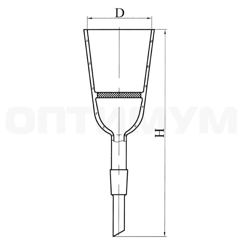 Воронка вф-2-20 пор.16, кш 14/23 хс