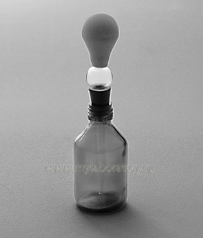 Капельница-дозатор 100 мл с баллончиком,пипеткой, темн. флакон